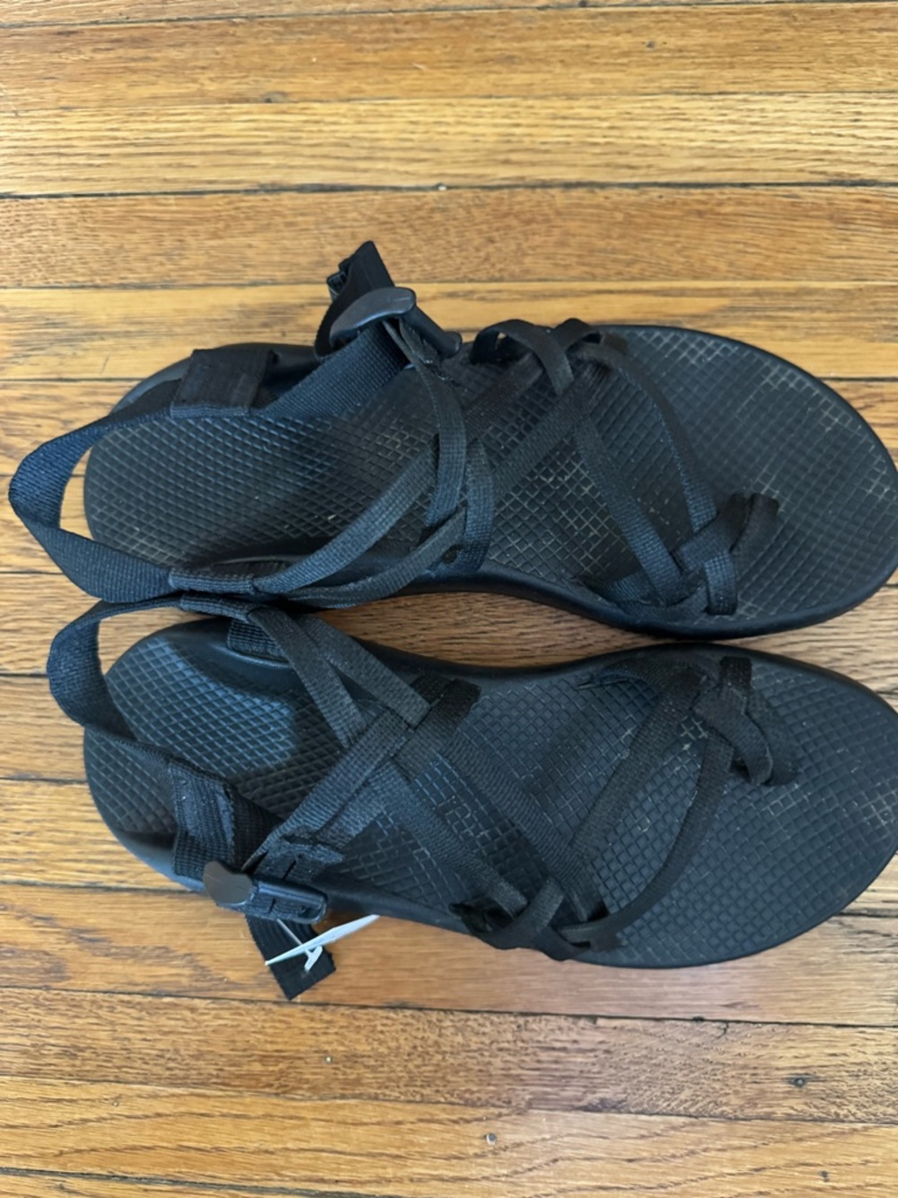 Chaco z dual adjustable straps Black Women's  Sandals
